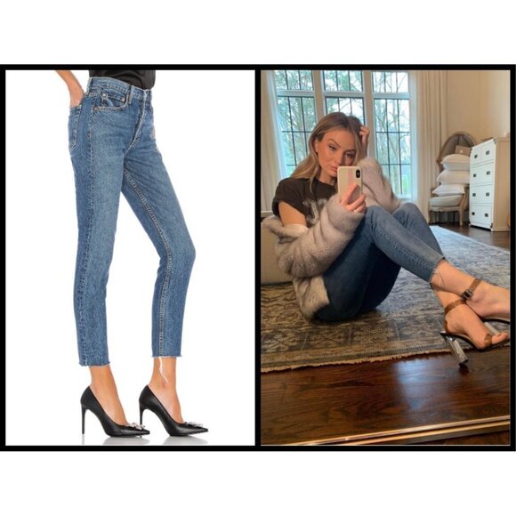 💕GRLFRND💕 Karolina High Waist Jeans ~ Clickbait - Picture 1 of 15